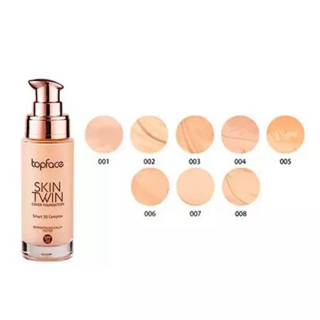 TOPFACE SKIN TWIN COVER FOUNDATION 3D اساس فونديشن